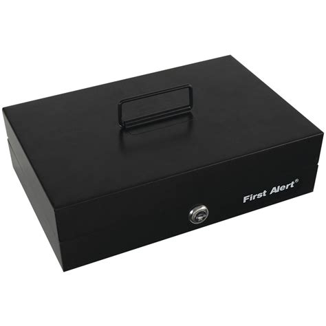 first alert 3026f steel cash box with money tray|First Alert Deluxe Steel Cash Box with Money Tray (3026F).